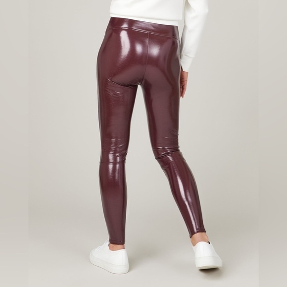 Spanx Faux Patent Leather Leggings size S - Picture 3 of 13